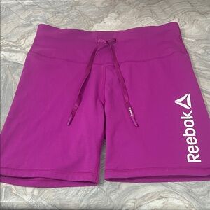 Reebok Women's Vibrant Purple Athletic Shorts